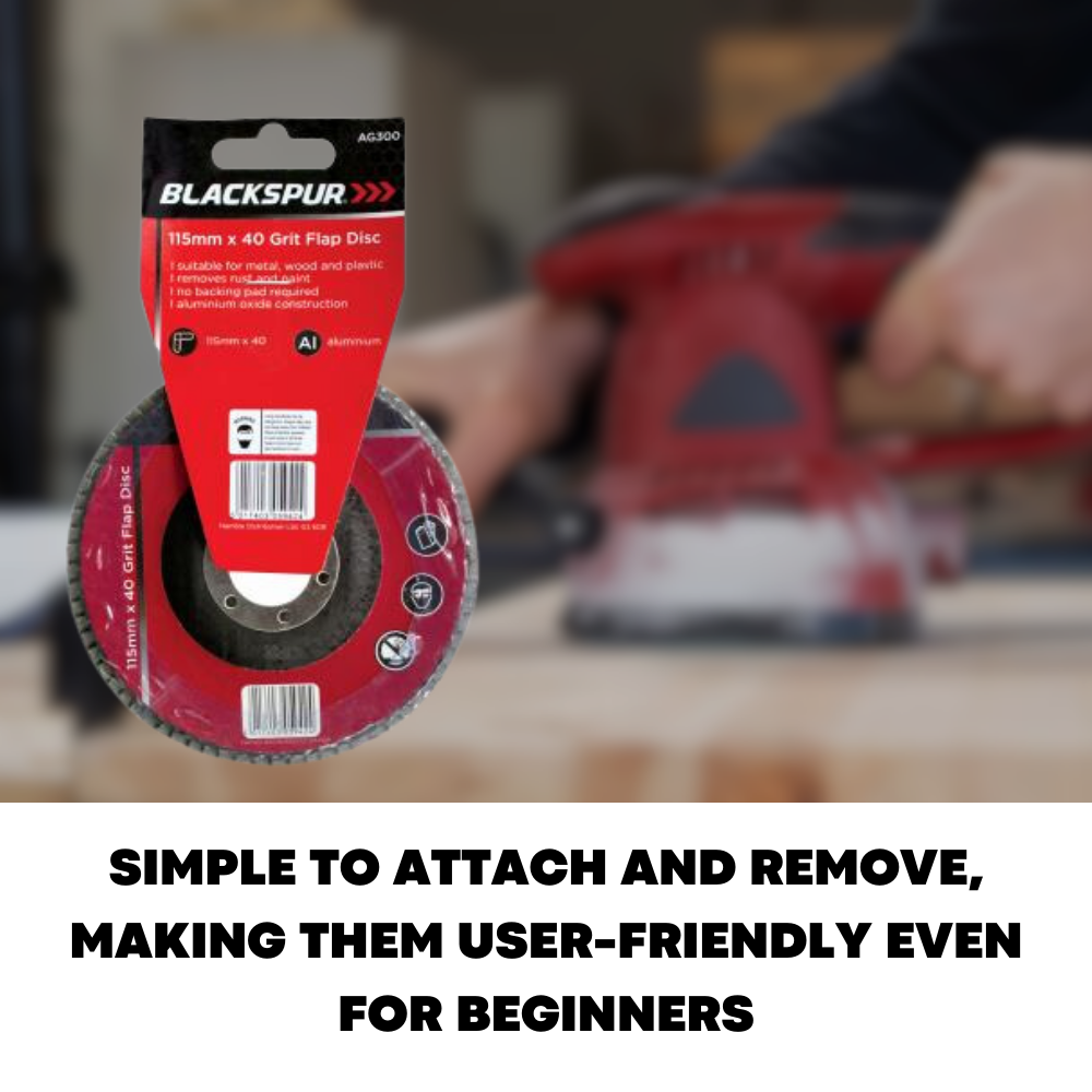 115mm Flap Discs 4.5" Angle Grinder Grinding Sanding Wheel 60-120 Grit - ZYBUX