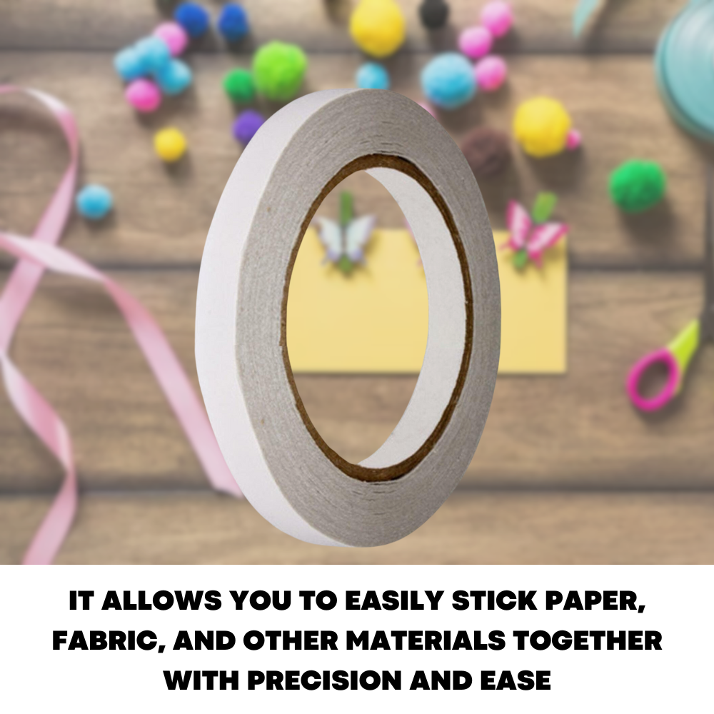15m x 10mm Double Sided Strong Adhesive Tape For DIY Craft