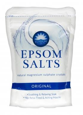 3 x Elysium Spa Epsom Bath Salts Natural Magnesium Sulphate Relax Muscle Pain