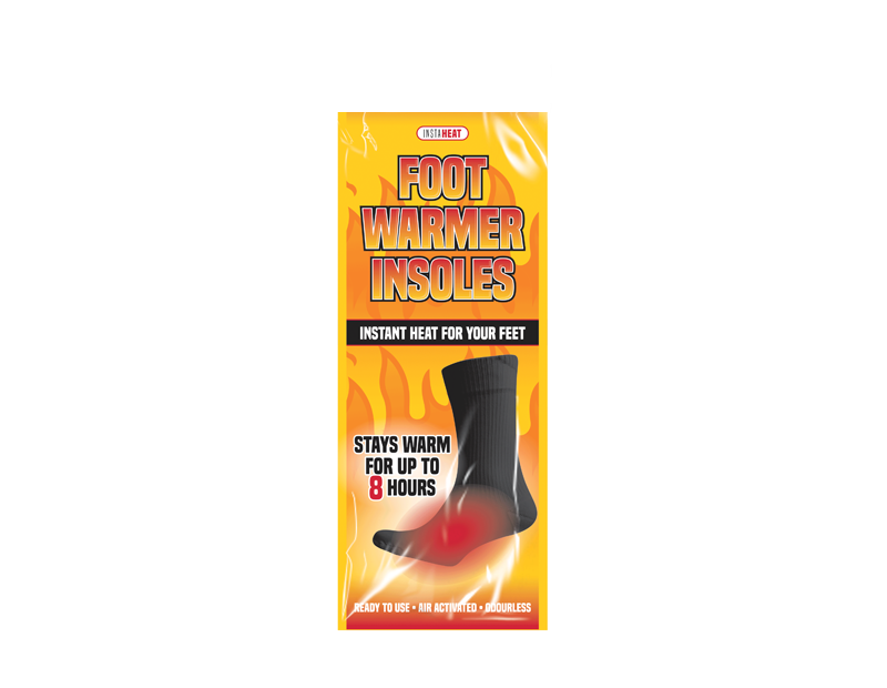 Foot Warming Socks Heat Insoles For Outdoor Work or Winter Camping - ZYBUX
