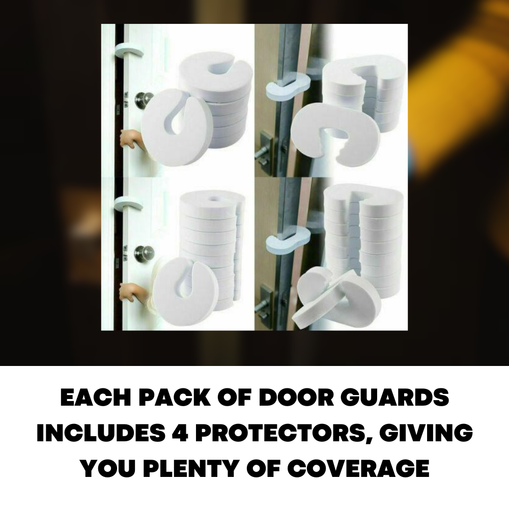 4 Foam DOOR GUARD Finger Protector Jammer GUARDS Stopper Baby Child Kids Safety - ZYBUX