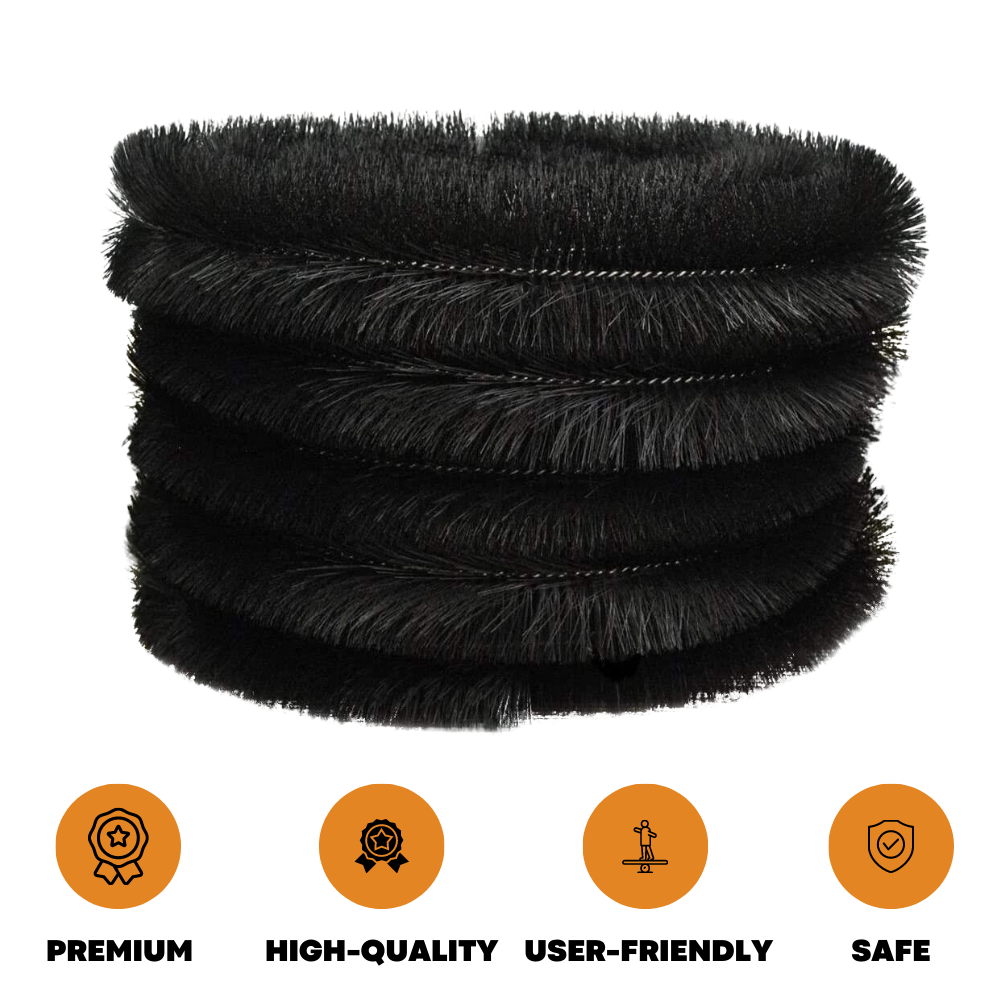 4M Gutter Brush Leaf Guard Guttering Protection Roof Drain Pipe Block Prevention - ZYBUX