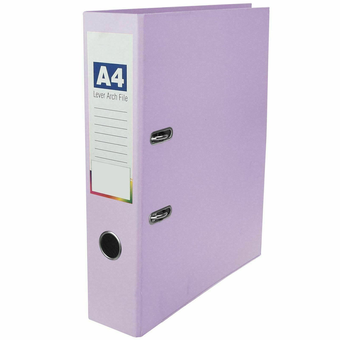 2x A4 Metal Ring Binder Lever Arch Document Folder File & Paper Filing Storage - ZYBUX