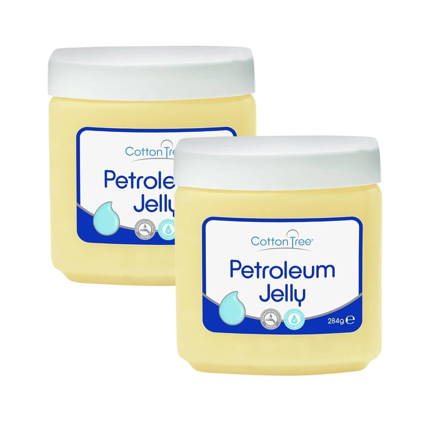 2 X COTTON TREE EVERYDAY ESSENTIAL PETROLEUM JELLY, 284G