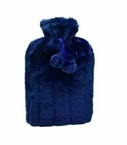 2L Hot Water Bottle with Cosy Faux Fur Cover Large Premium