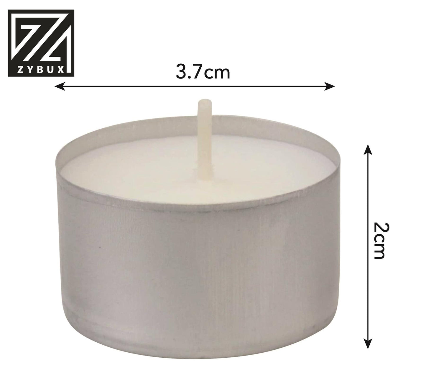 50 Tea Lights 8 Hour Long Burn Night Light Candles Unscented Tealights Tea Light