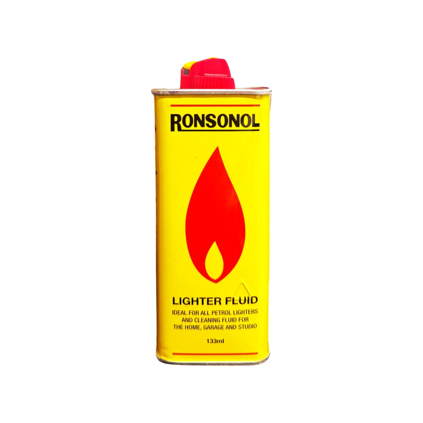 RONSONOL Lighter Fluid 133ml - Long-Lasting, Clean Burning Fuel for Everyday Use