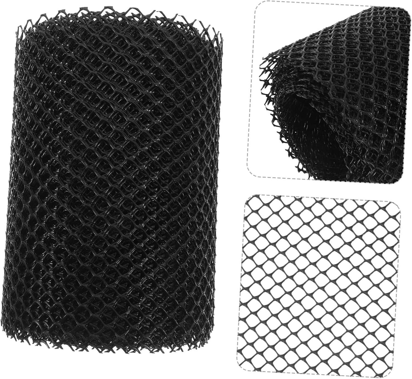 Gutter Mesh Guard Roll 16cm x 5m – Anti-Rust Leaf & Debris Blocker for Standard UK Gutters – Durable Plastic Netting for Garden & Roof Drain Protection – Easy DIY Installation