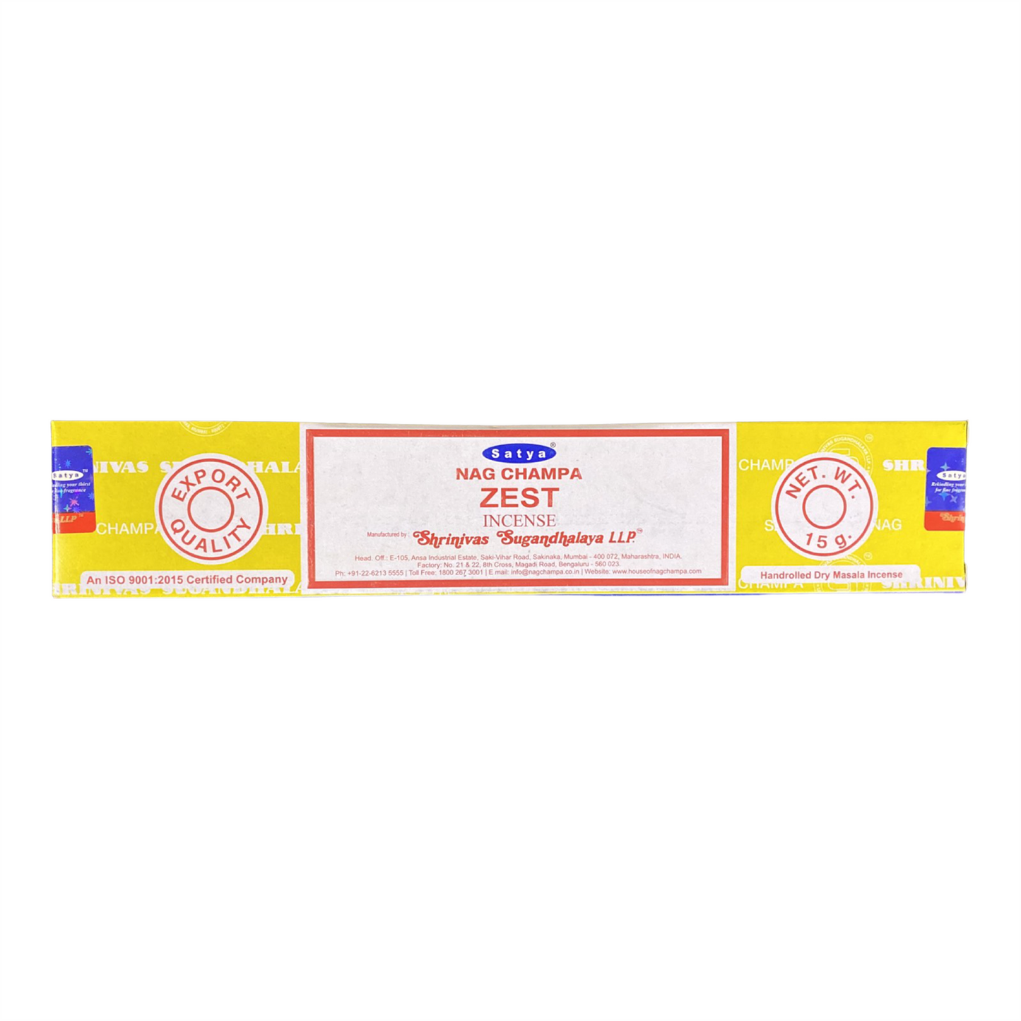 4 or 12 Pack Box Satya Genuine Nag Champa Incense Sticks Joss (Mixed Scents)