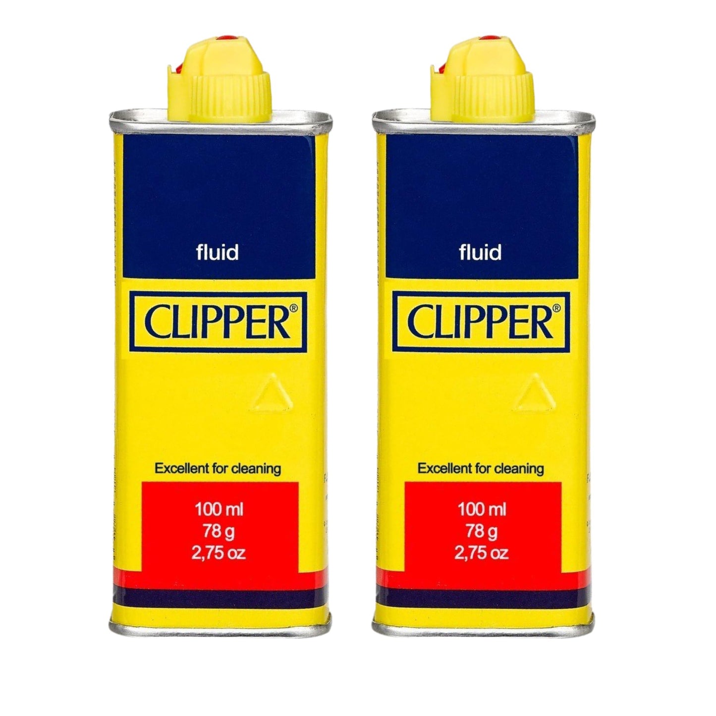 2 x Clipper 100ml Lighter Fluid - Long-Lasting, Clean Burning Fuel for Everyday Use