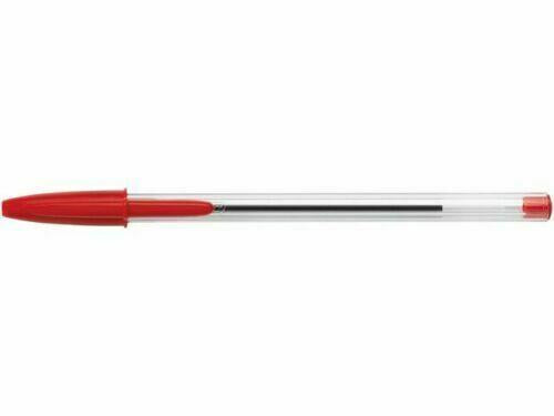 Original BIC Cristal Ballpoint Pens – Blue, Black, Red, Green Biros Pack