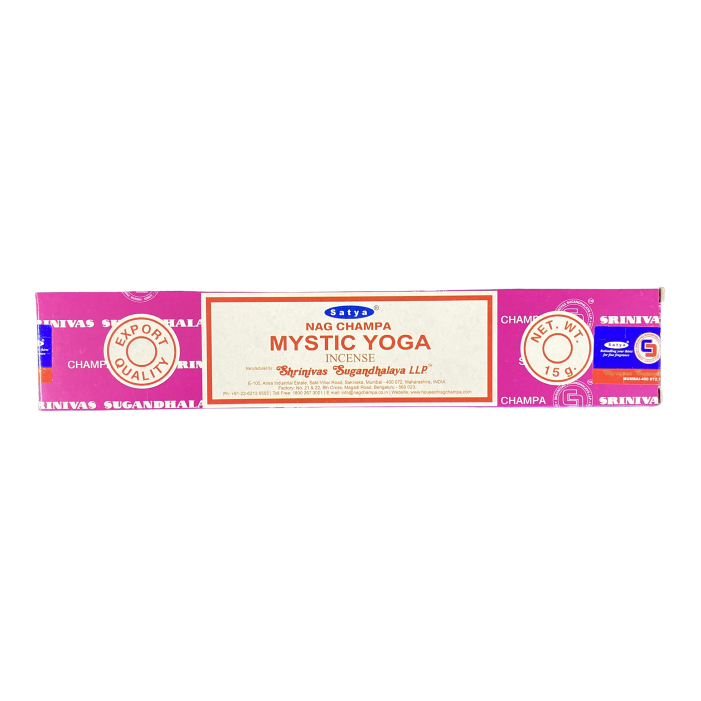 4 or 12 Pack Box Satya Genuine Nag Champa Incense Sticks Joss (Mixed Scents)
