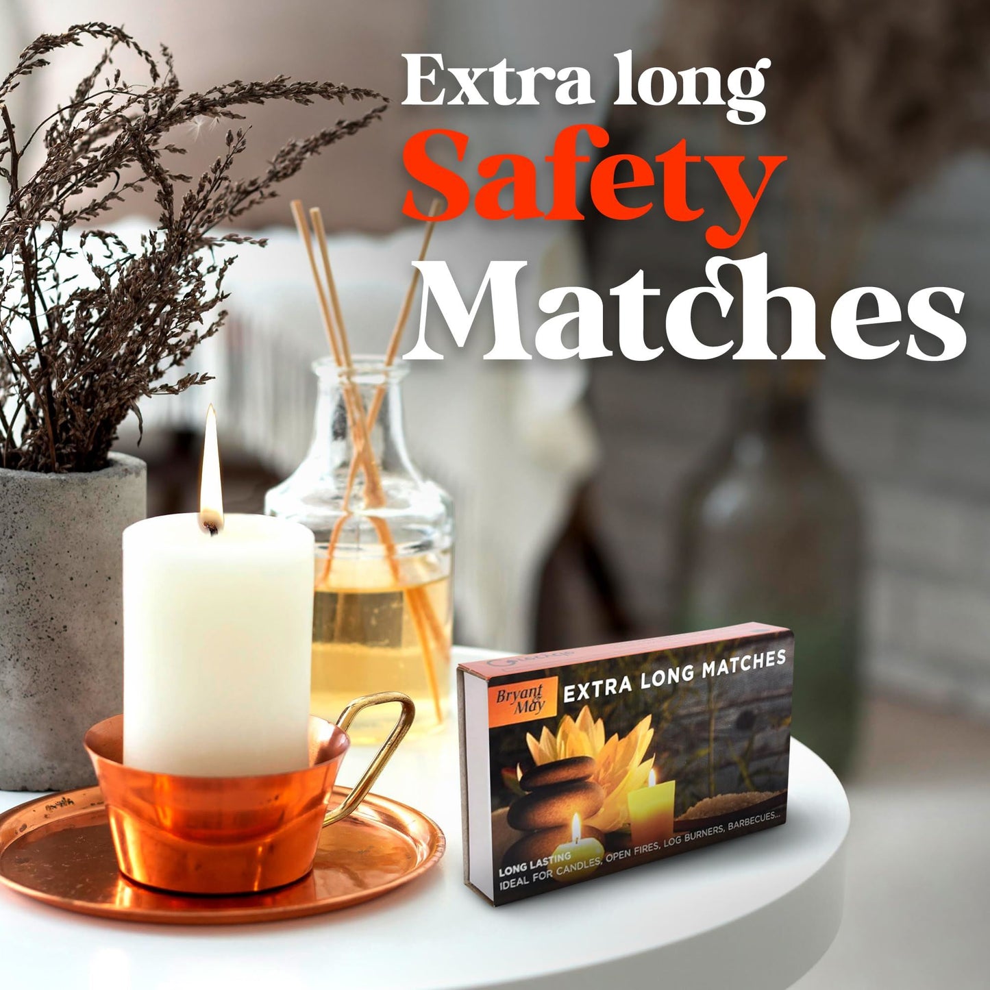 Bryant and May Extra Long Safety Matches (Pack of 2)
