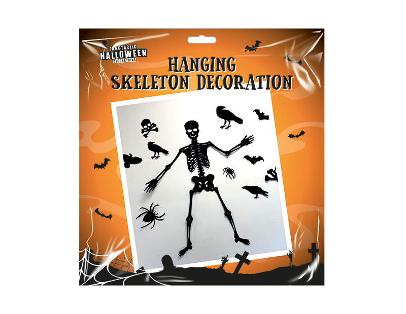 HALLOWEEN DECORATIONS Pumpkin Window Stickers Cling Spooky Hanging Party Decor