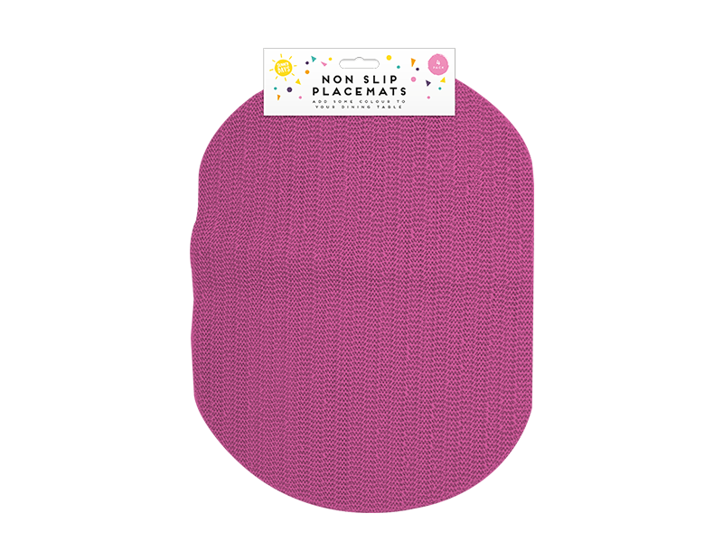 4 x Anti Non Slip Place Mat Mats For Dinner Plate Lap Tray High Chair Table New