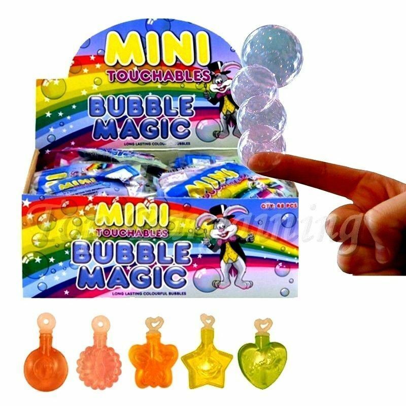 Children's Mini Touchable Bubbles Toys Boys Girls Birthday Party Bag Fillers