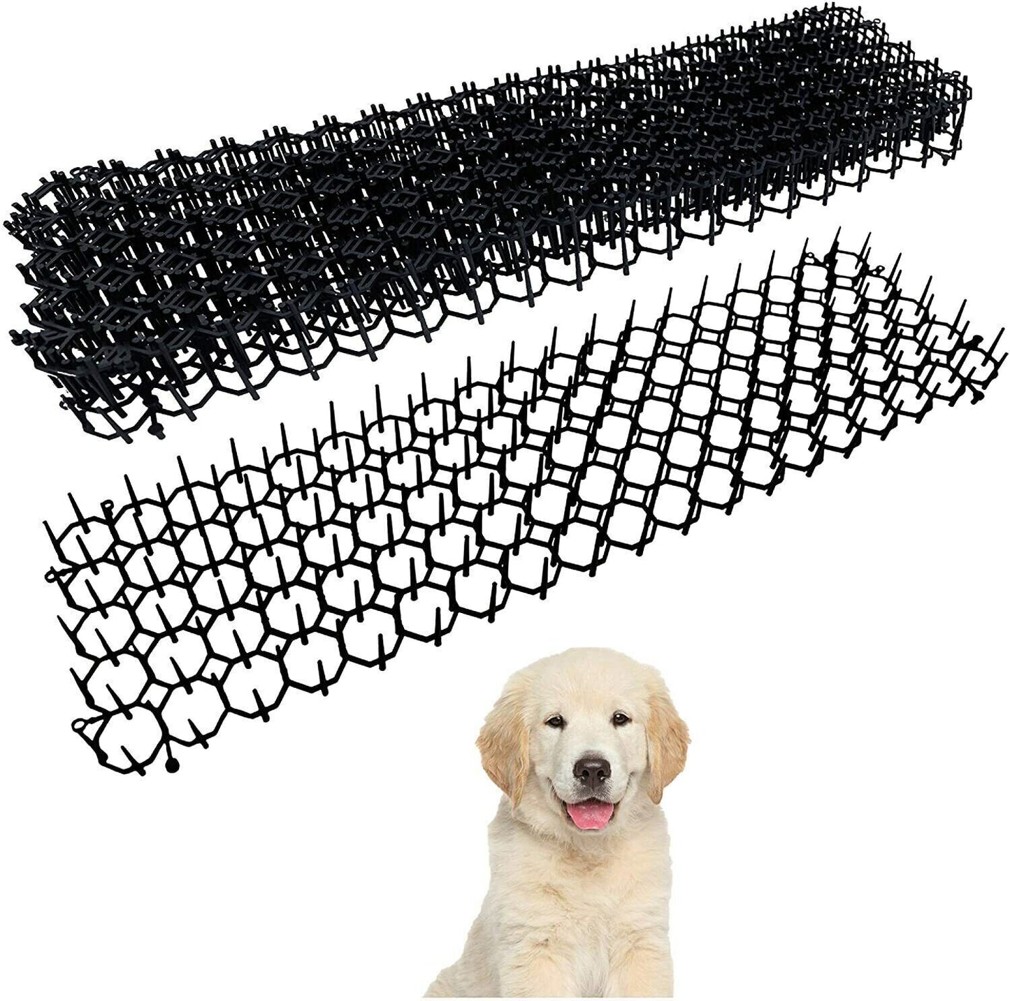 Cat Scat Mat Spike Garden Repellent Animal Scarer, 6x