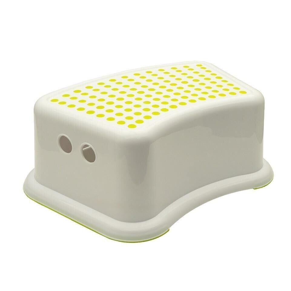 Toddler Foot Step Stool Non Slip Green Grip Dot Child Kids Toilet Potty Training