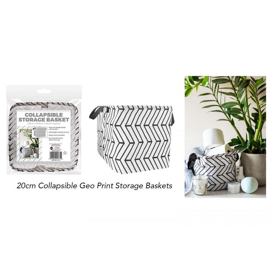 4X FOLDABLE COTTON STORAGE COLLAPSIBLE FOLDING BOX ORGANISER CUBE CLOTH BASKET