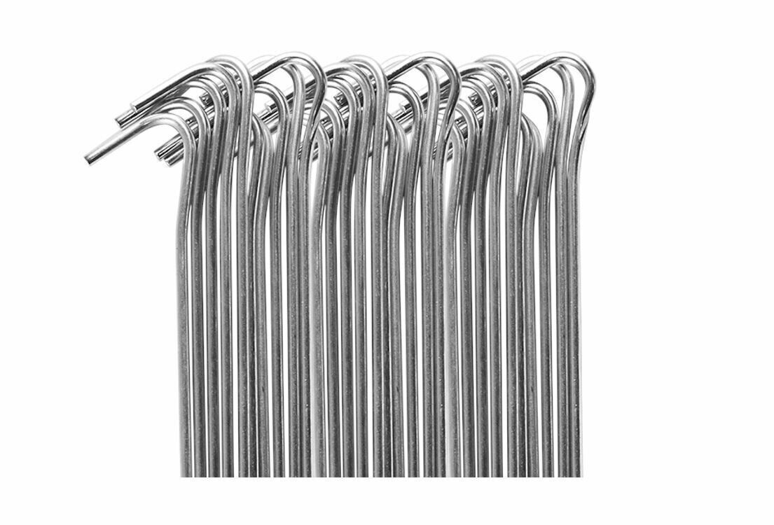 10x 9" Heavy Duty Metal Tent Pegs Ground Stakes for Camping & Gazebo