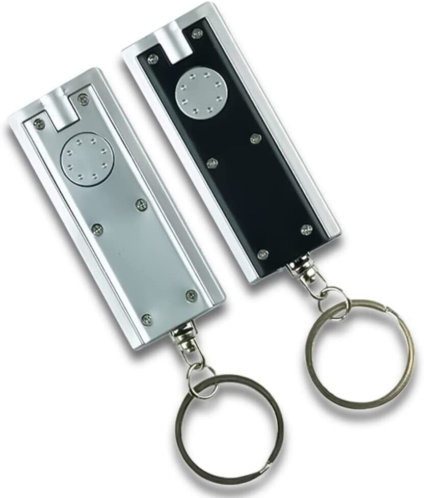 2 LED Keychain Lights - Ultra Bright Mini Torch for Camping