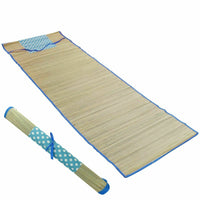 Roll Up Straw BEACH MAT Carry Mat Travel HOLIDAY Camping Festival Park Picnic