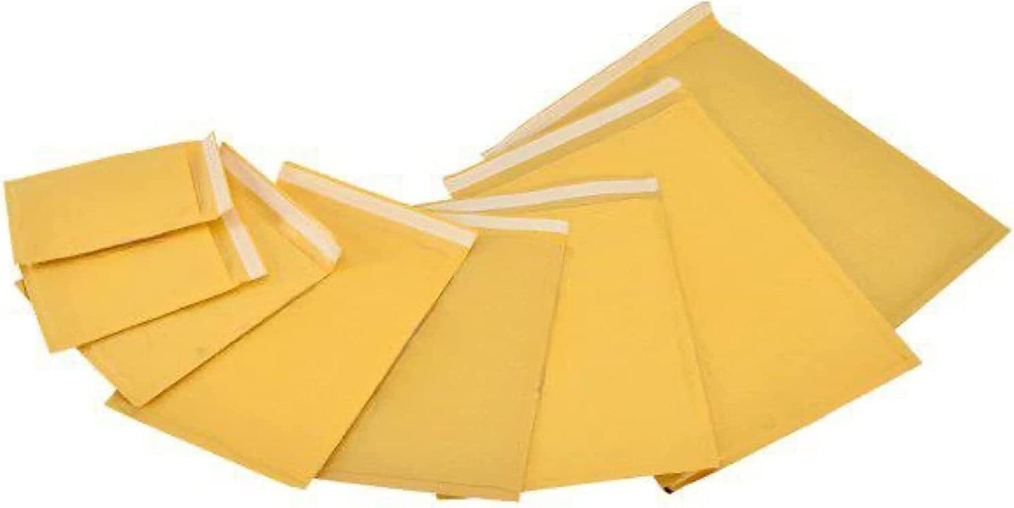 Gold Arofol Postal Wrap Padded Envelopes A3, A4, A5, A6