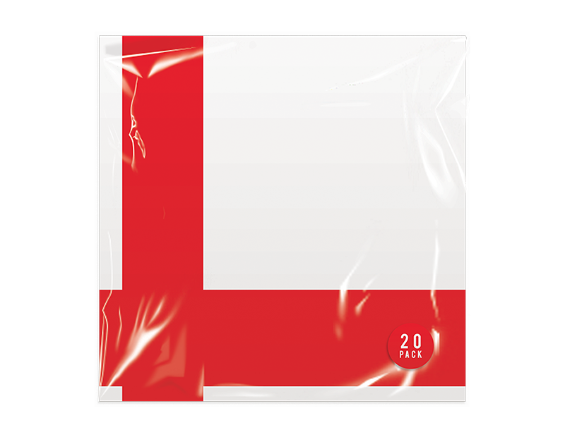 20pk England St George Paper Napkins Dinner BBQ Party Tableware Serviette UK