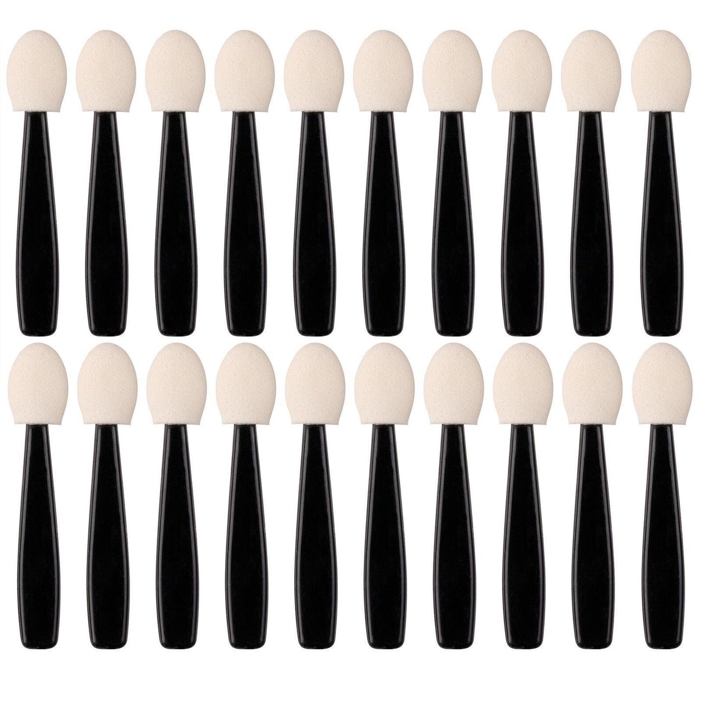 20x Eye Shadow Brush Disposable Sponge Make Up Applicator Brushes Cosmetic Wands - ZYBUX