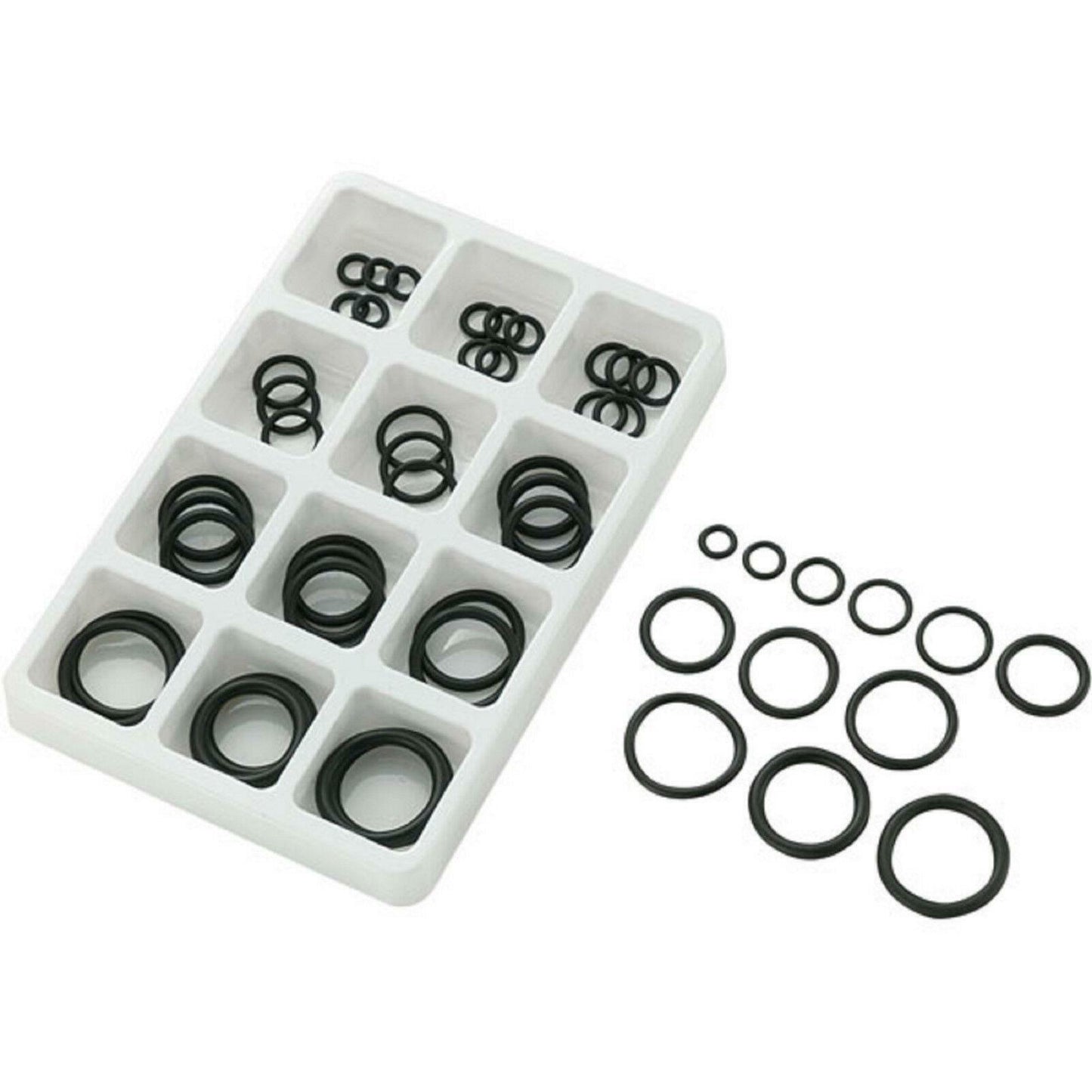 50pc Assorted O RING SET Black Rubber Seals Sink Tap Washers Plumbing Air Gas