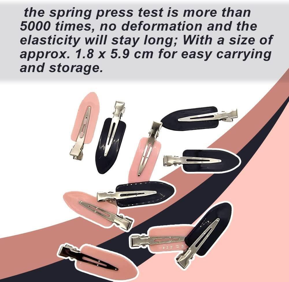 10pcs Ladies No Bend Hair Clips, Pin Curl Hairclip, Makeup No Crease Hair Clip