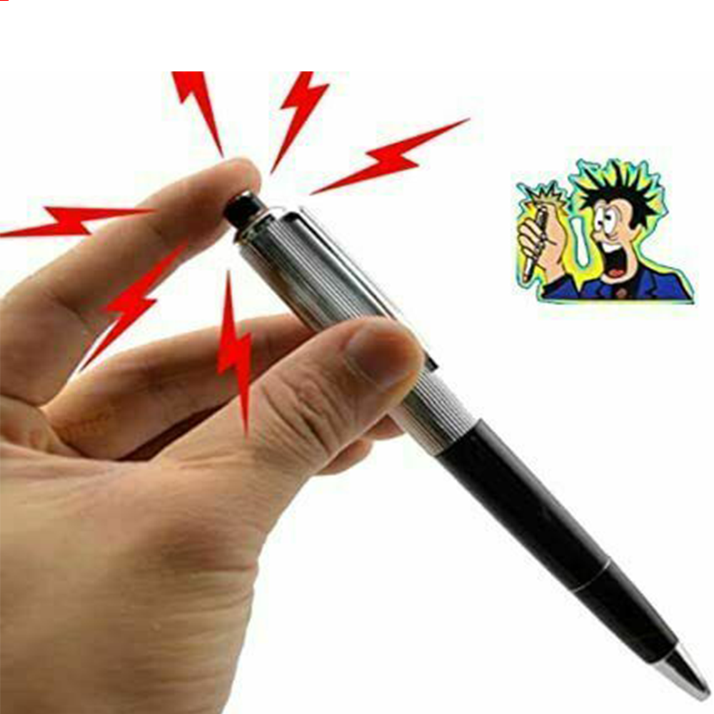 Electric Shock Pen Practical Joke Gag Prank Funny Trick Fun Toy Gift April Fool