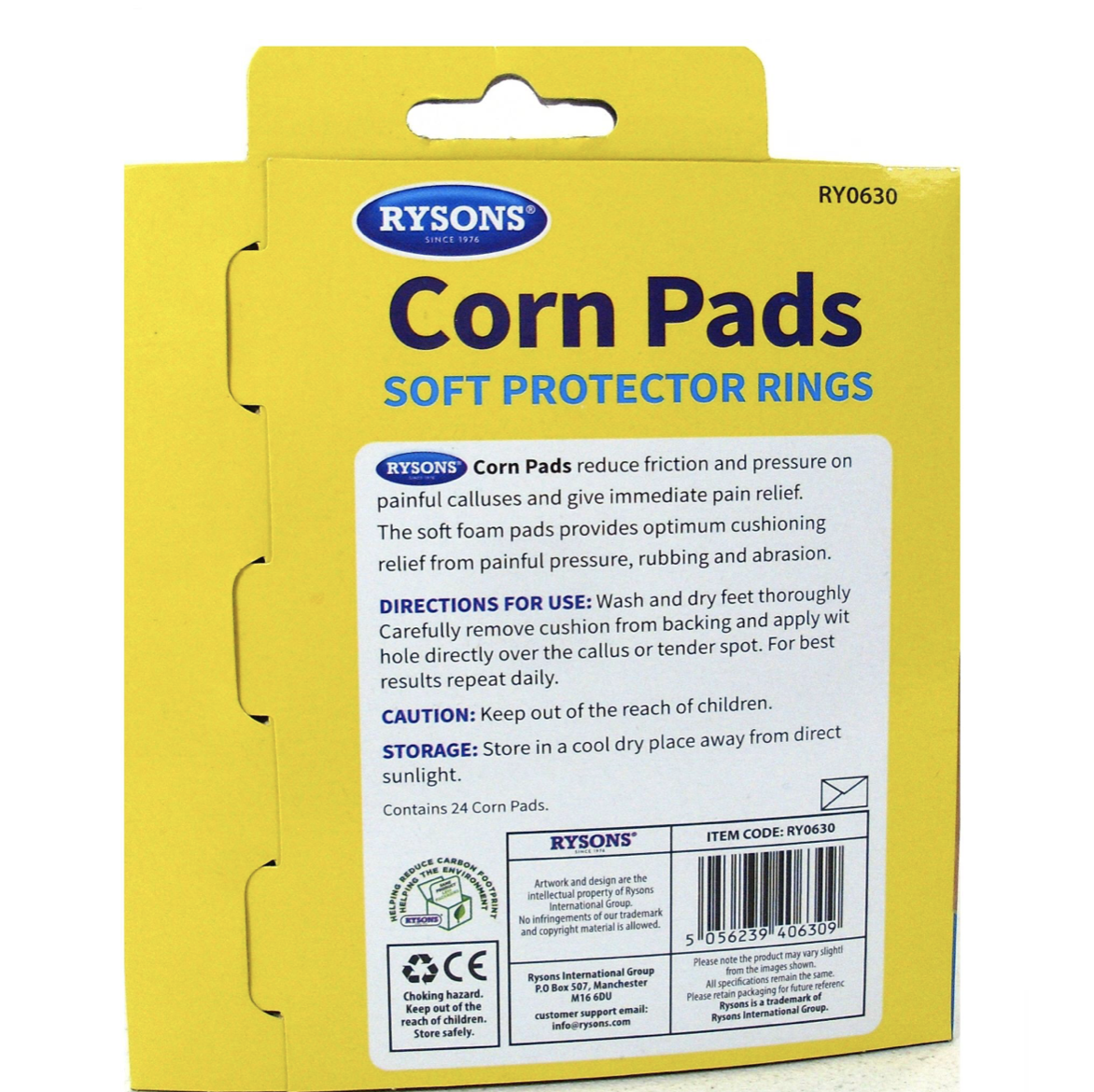 CORN PADS FOOTCARE SOFT PROTECTOR RINGS PAIN RELIEF SHOE COMFORT FOAM PAD 24 PCS