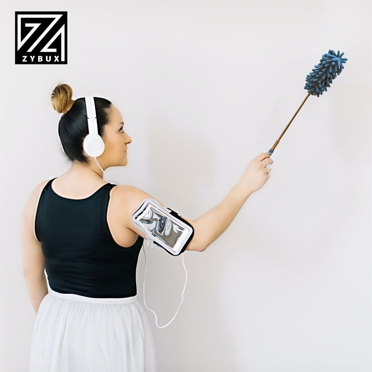 3 Extendable Telescopic Magic Microfibre Cleaning Feather Duster Extending Brush - ZYBUX