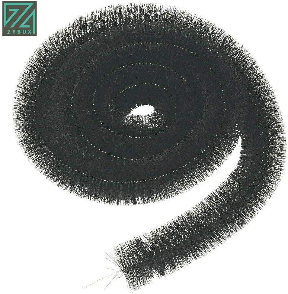 Gutter Brush Leaf Guard Leaf Filter Black Blocks Brush Protect Leaf 4 Metre