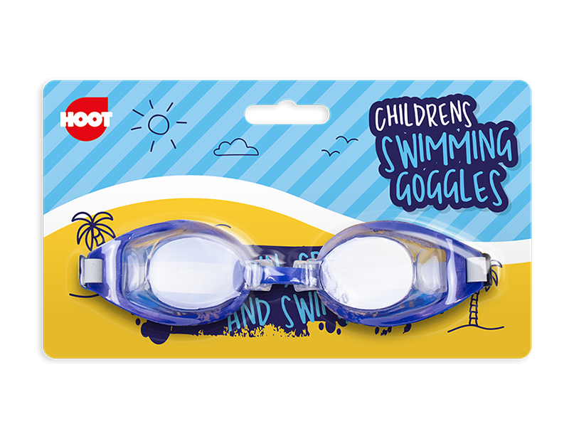 2 Non-Fogging Anti-UV Swimming Goggles for Kids - Adjustable Fit