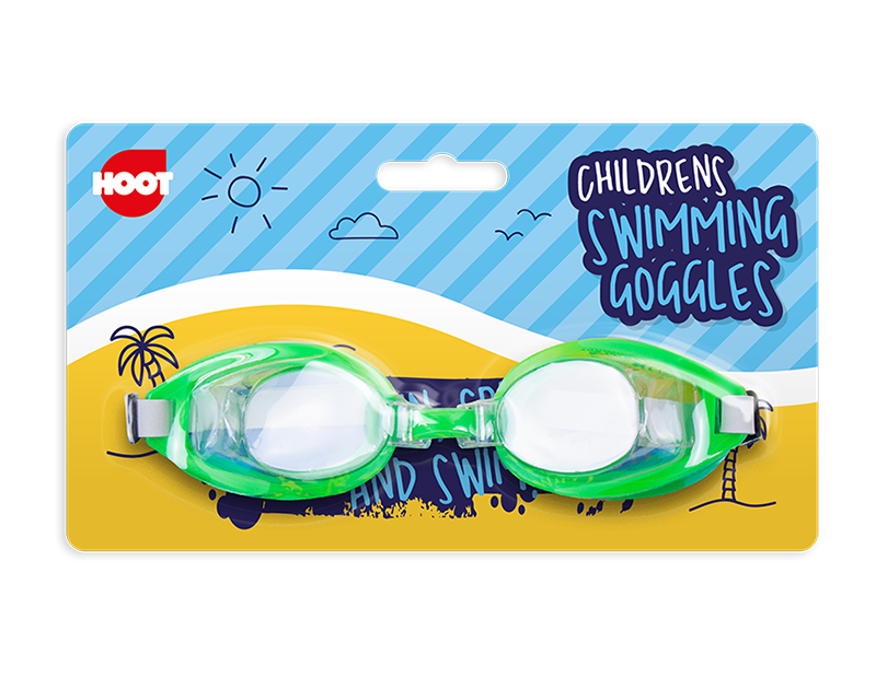2 Non-Fogging Anti-UV Swimming Goggles for Kids - Adjustable Fit