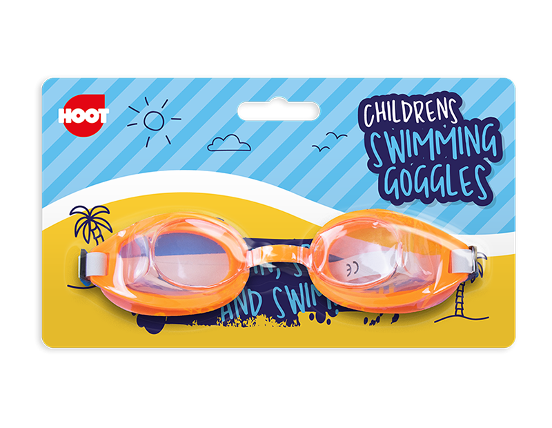 2 Non-Fogging Anti-UV Swimming Goggles for Kids - Adjustable Fit