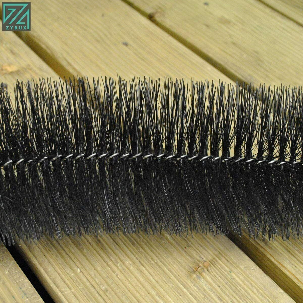 Gutter Brush Leaf Guard Leaf Filter Black Blocks Brush Protect Leaf 4 Metre