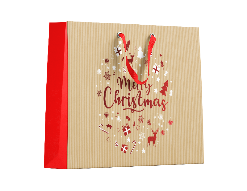 3 x Medium Christmas Gift Bags Wrapping Present Party Bag Xmas Bags 37x28cm