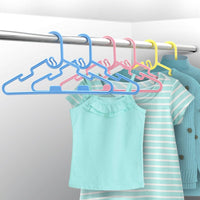 Baby Kids Children Plastic Hangers Coat Clothes Cloths With Stackable Hooks New