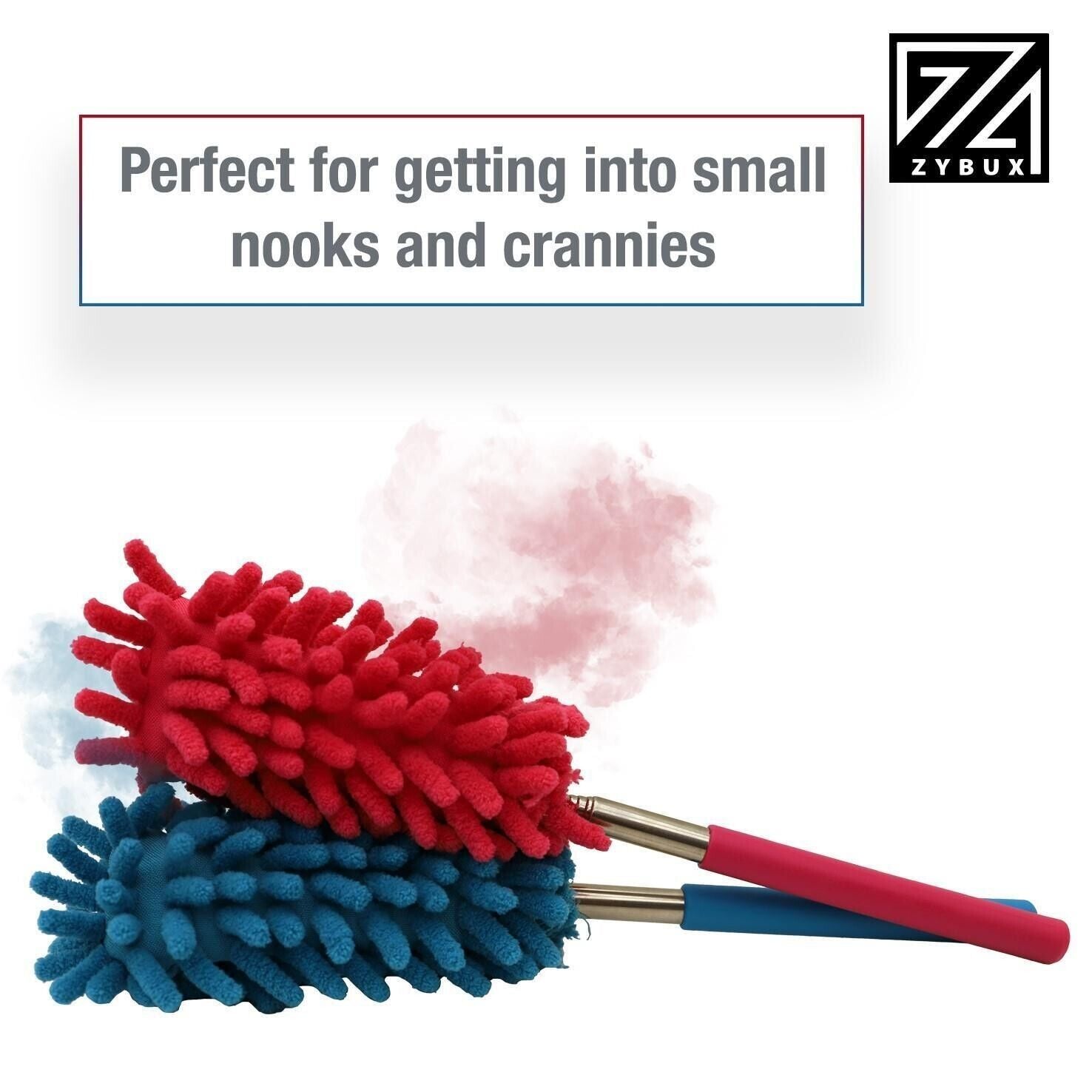 3 Extendable Telescopic Magic Microfibre Cleaning Feather Duster Extending Brush - ZYBUX
