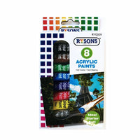 ACRYLIC PAINTS Water Based Assorted Colours PAINT Tubes SET School Fun Crafts