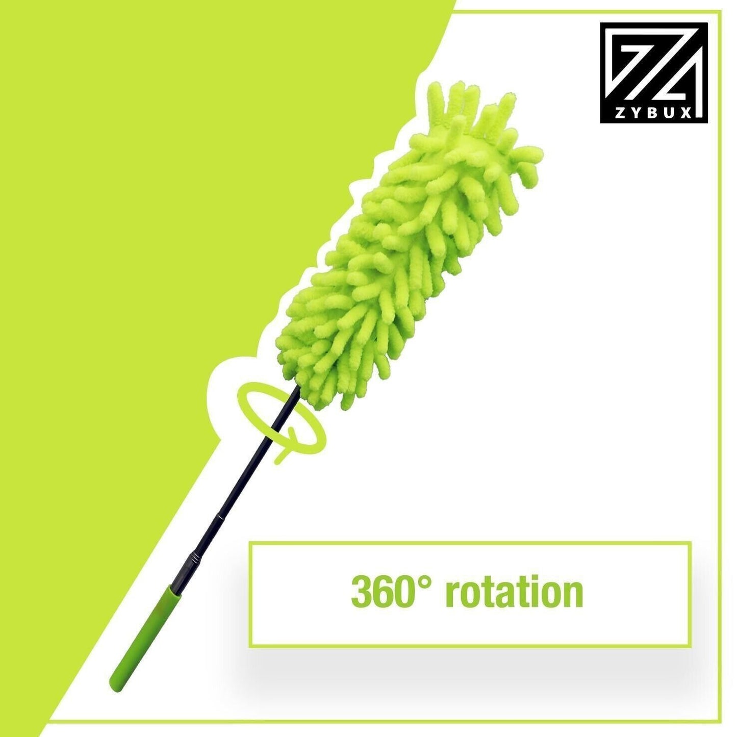 3 Extendable Telescopic Magic Microfibre Cleaning Feather Duster Extending Brush - ZYBUX