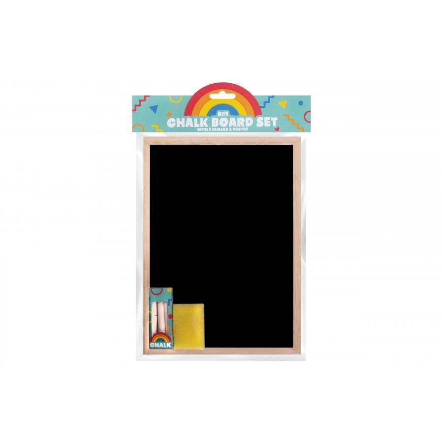 Kids Chalkboard A4 Office Notice Memo Black Board With Chalk & Eraser Blackboard