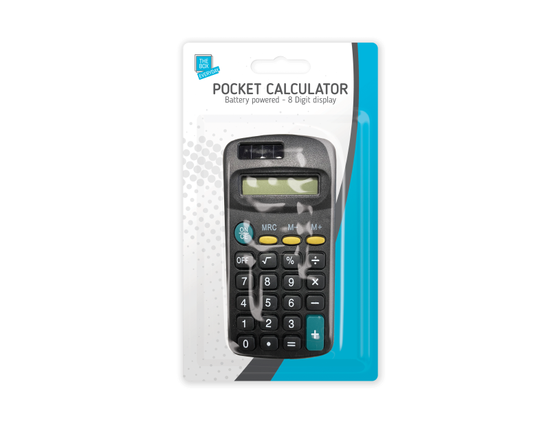 SMALL 8 DIGIT DISPLAY MINI POCKET SIZE CALCULATOR for Home School Office