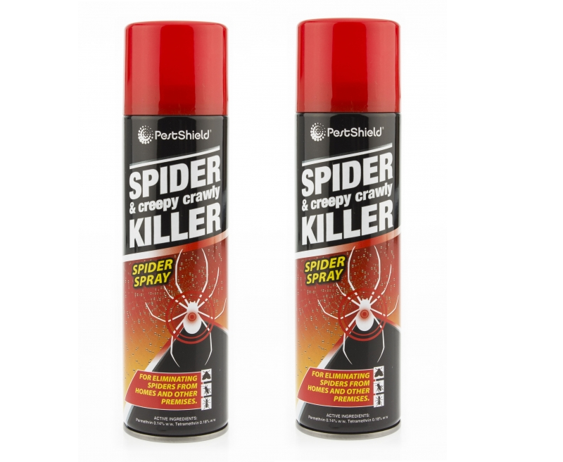 2 x Spider & Creepy Crawly Insect Killer Spider Spray No More Spider 200ml
