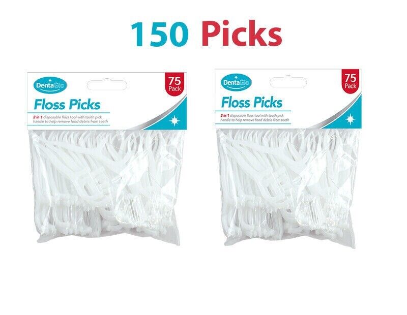 150pk Dental Floss Sticks for Teeth & Oral Care