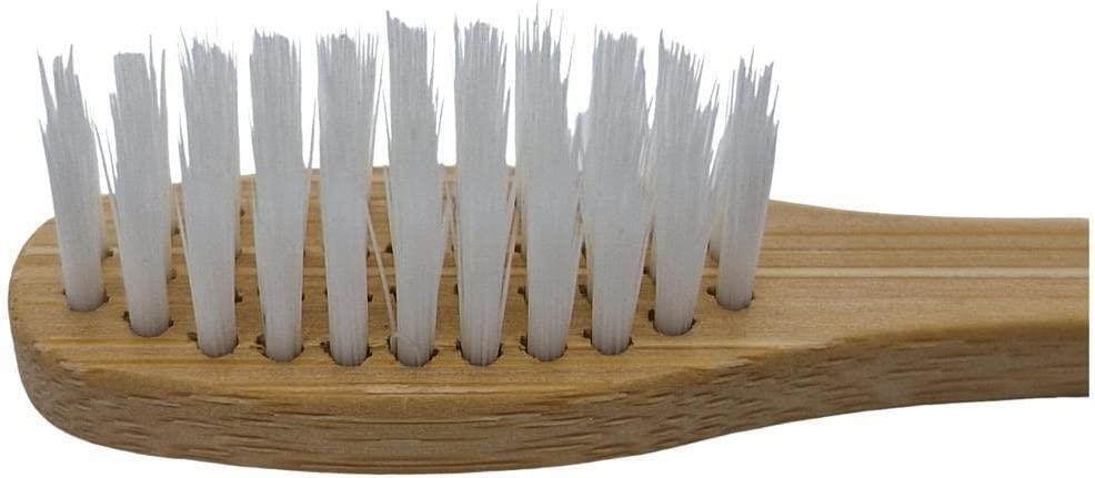 3 Pack Eco Friendly Bamboo Toothbrush Natural Biodegradable Wood Medium Bristles