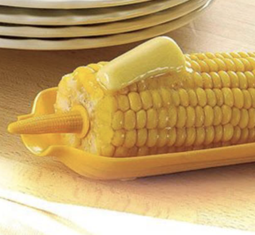 CORN ON THE COB SKEWERS AND TRAY TWIN PACK HOLDERS BBQ PRONGS FORKS PARTYGARDEN